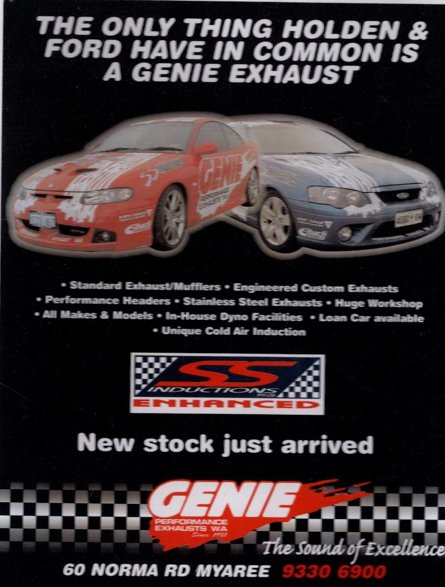 Genie-Exhaust-1990 Advertising