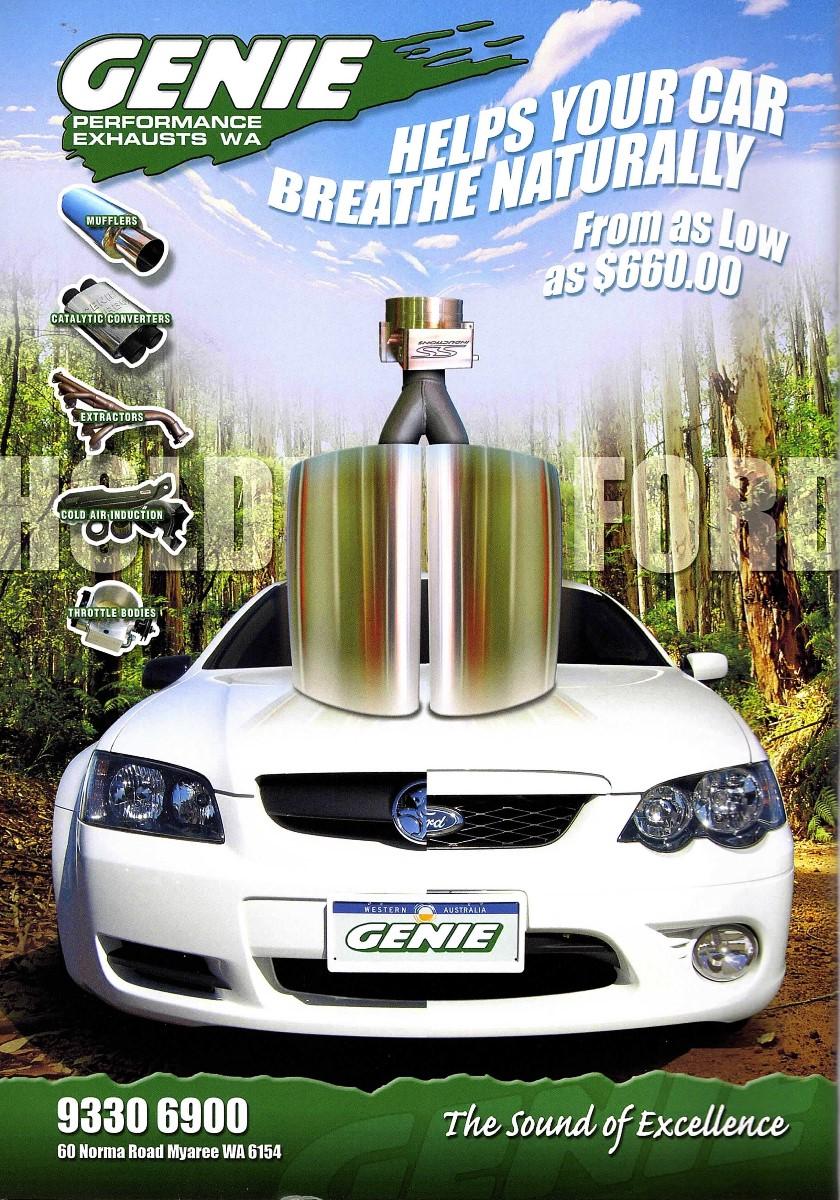 Genie-Exhaust Ad-Motorplex magazine October 2007