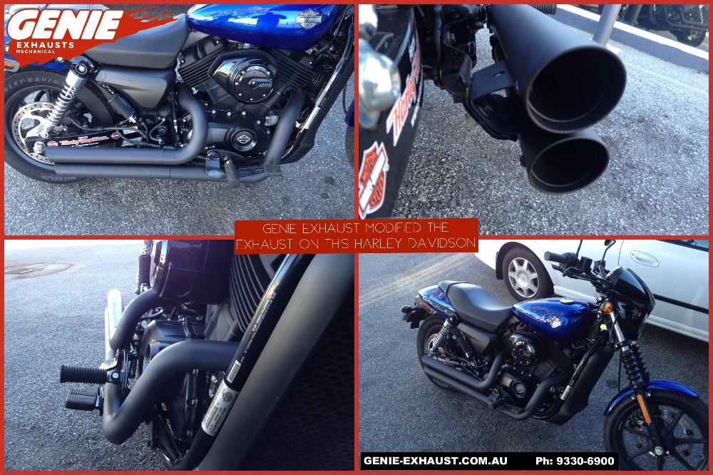 Genie-Exhaust-Bike-Harley-Davidson-modified-exhaust-motorbike