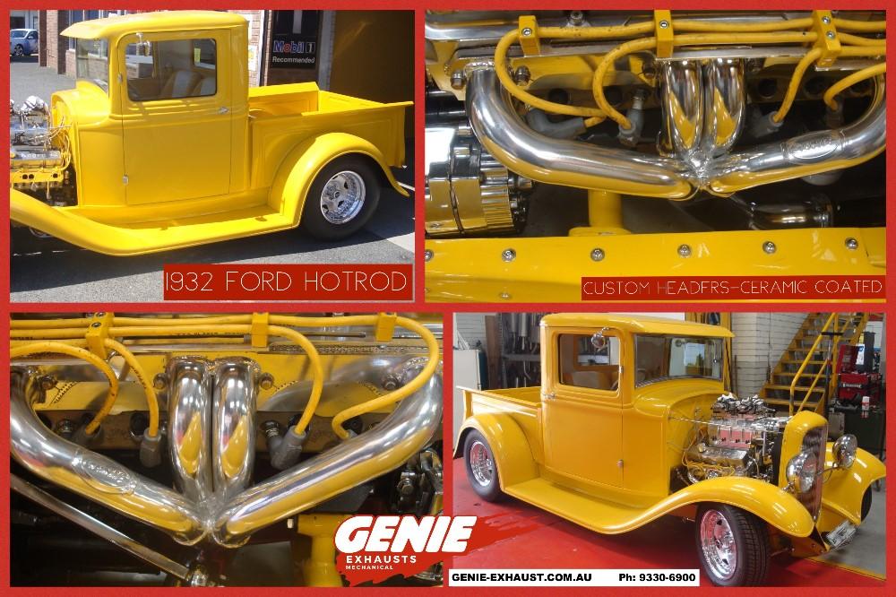 Genie-Exhaust-Ford-street rod-hotrod-1932-custom-headers-extractors