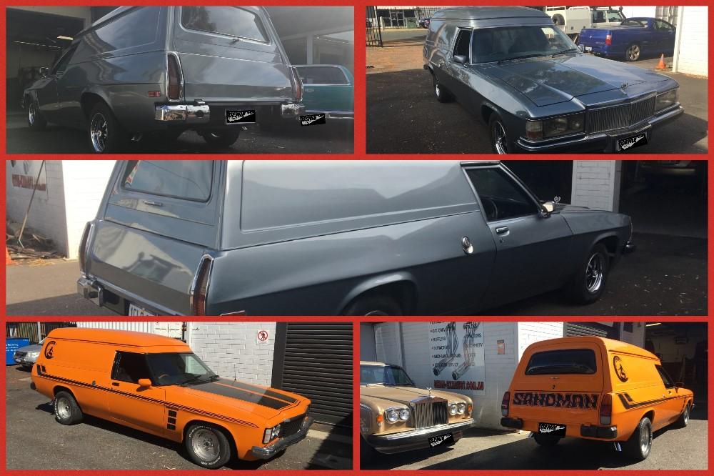 Genie-Exhaust-Sandman-Holden-HX-HJ-Panel van-rolls-royce