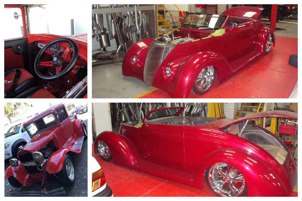 Genie-Exhaust-street rod-Hotrod-red-old school