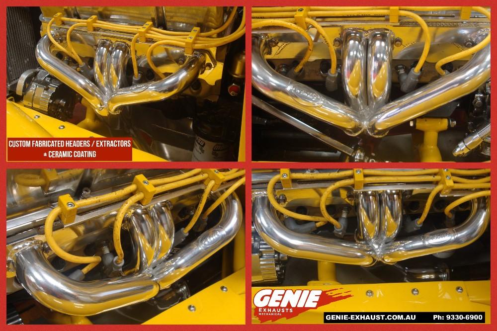 Genie-Exhaust-Fabrication-Headers-Custom-Extractors-Hotrod-Street rod-1932-Ford-2