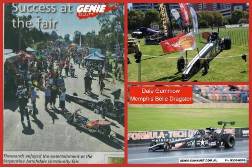Genie-Exhaust-Mootorsport-Drag-Racing-Funny-Car-Dragster